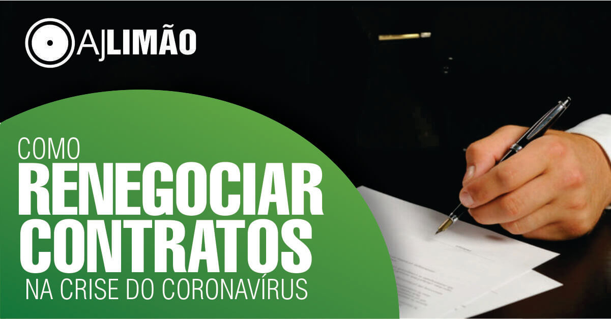 Como Renegociar Contratos na Crise do Coronavírus