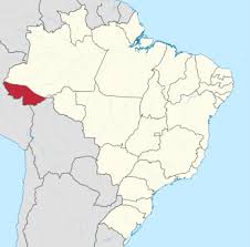 Mapa do Brasil com a incorporação do Acre.